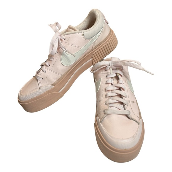 Nike Court Legacy Lift Light Soft Pink Women's Sneakers Size 9 Court Shoes - Picture 14 of 16